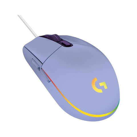 Logitech G203 LightSync RGB USB Gaming Mouse - Lilac