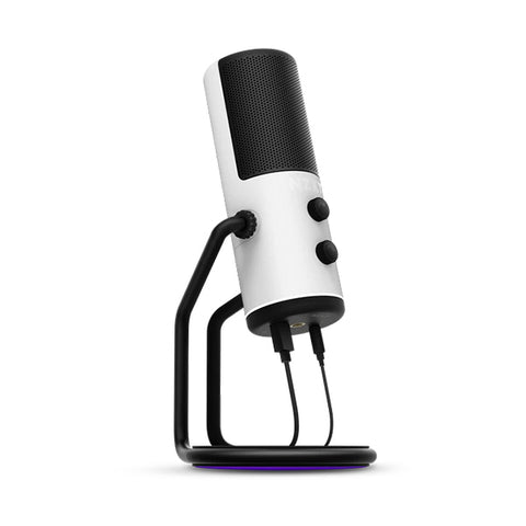 NZXT Wired USB Microphone - White
