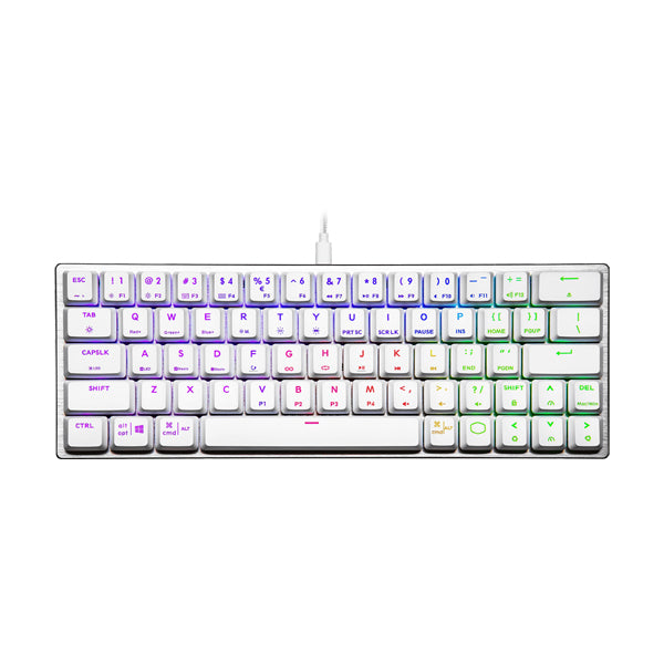 Cooler Master SK620 TTC Mechanical Red Switch Keyboard - Silver White