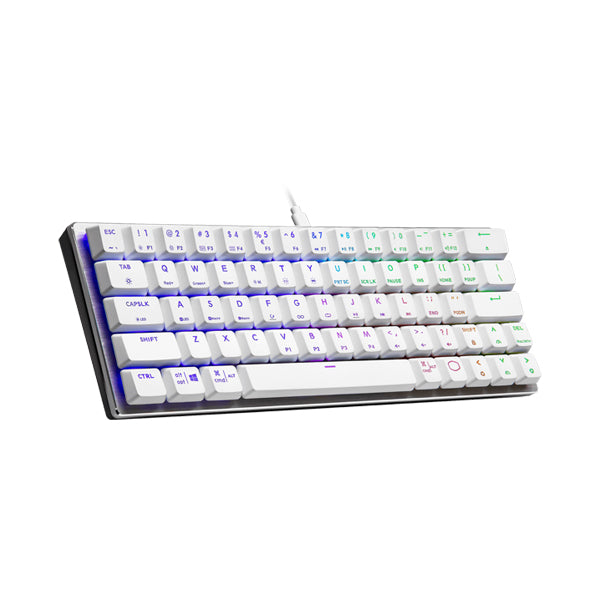 Cooler Master SK620 TTC Mechanical Red Switch Keyboard - Silver White