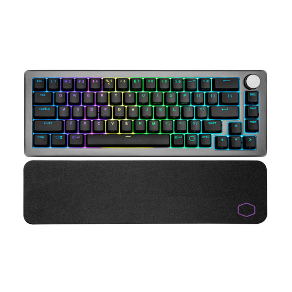 Cooler Master CK721 RGB TTC Red Mechanical Switches Wireless Keyboard - Black - US Layout