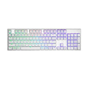 Cooler Master SK653 RGB Low Profile Mechanical Red Switch Keyboard - Silver White