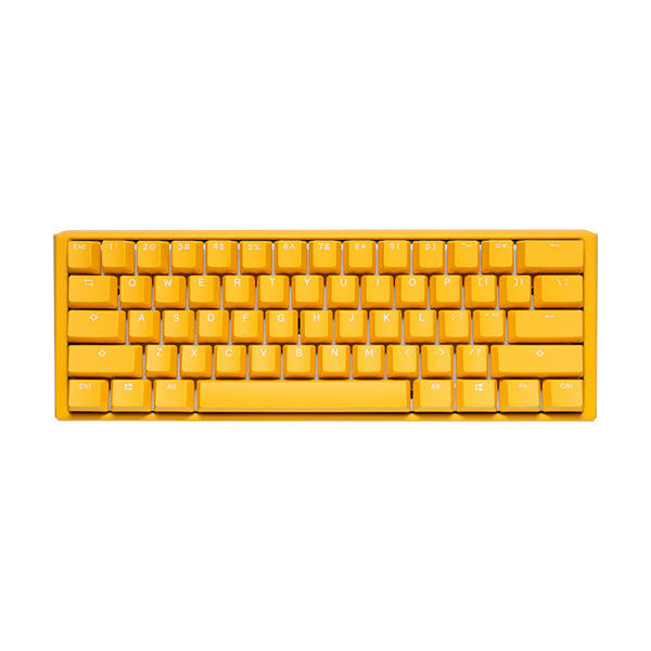 Ducky One 3 Mini Yellow Hot-swap RGB Double Shot PBT Mechanical Keyboard