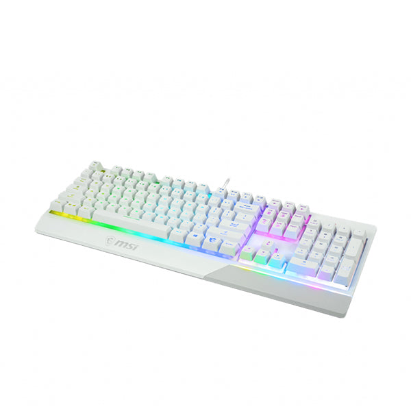 MSI VIGOR GK30 WHITE GAMING KEYBOARD - White - AR