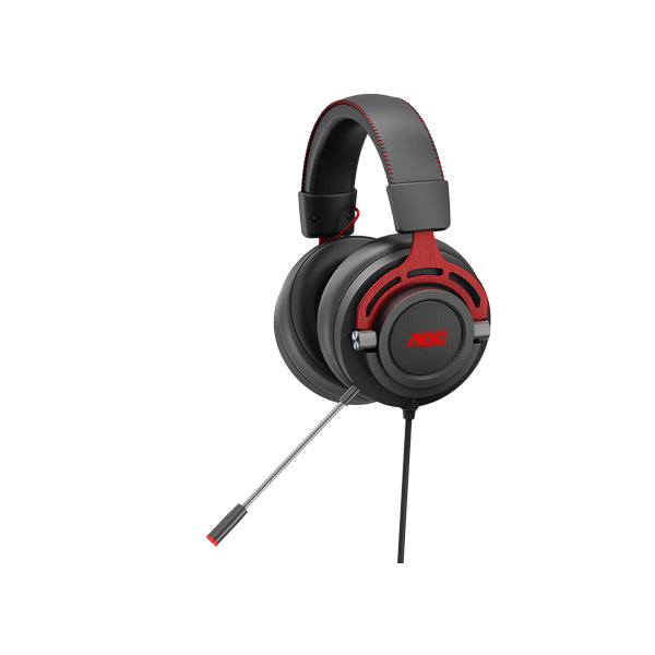 AOC GH210 Wired Gaming Headset - Red