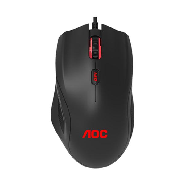 AOC GM200B RGB Wired Gaming Mouse - Black