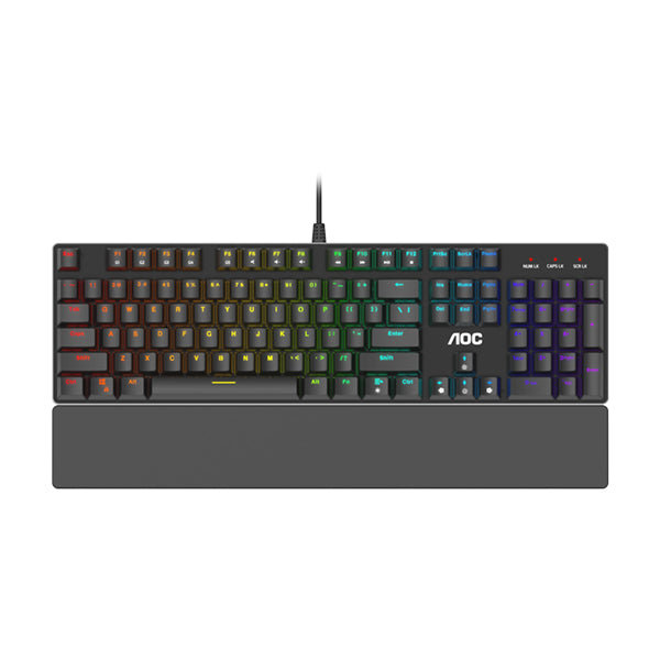 AOC GK500 OUTEMU Red Switch RGB Wired Mechanical Gaming Keyboard