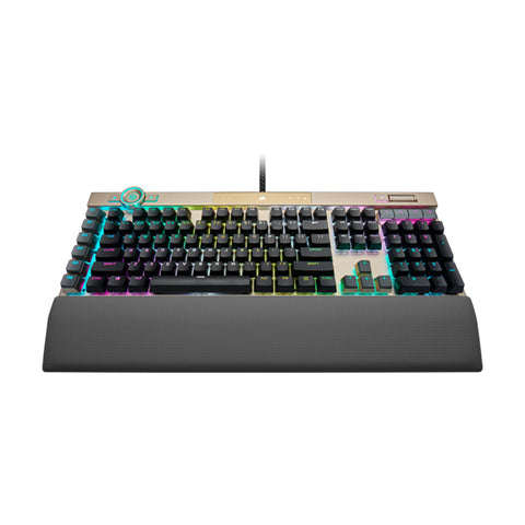 Corsair K100 RGB Optical-Mechanical Gaming Keyboard - Midnight Gold - AR Layout