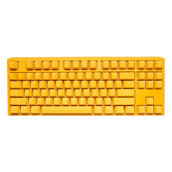 Ducky One 3 Yellow TKL Hot-Swap Cherry Blue Machanical Keyboard