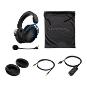 HyperX Cloud Alpha S Wired 7.1 Gaming Headset for PC, PS5, and PS4 - Blue/Black