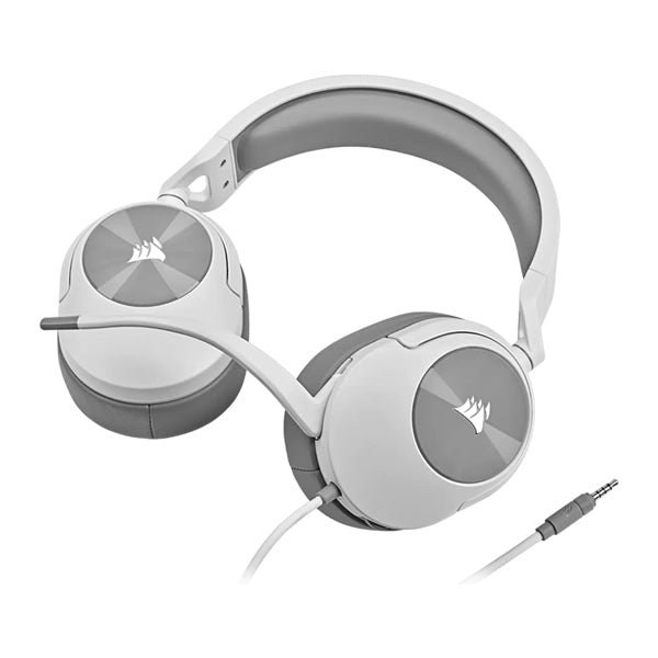 Corsair HS55 STEREO Wired Gaming Headset - White