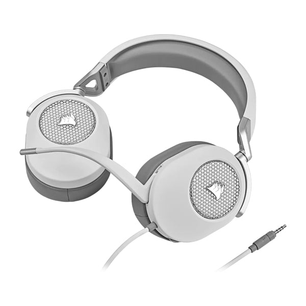 Corsair HS65 SURROUND Wired Gaming Headset - White