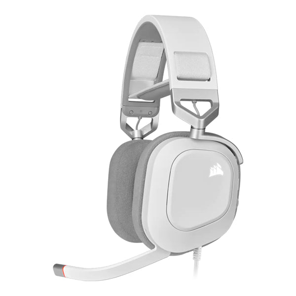 Corsair HS80 RGB Wired Gaming Headset - White