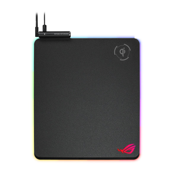 ASUS NH01 ROG Balteus Qi Wireless Charging RGB Hard Gaming Mouse Pad