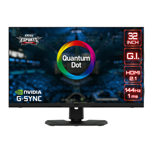 MSI Optix MPG321UR-QD 32 Inch 144Hz 4K HDMI 2.1 Gaming Monitor