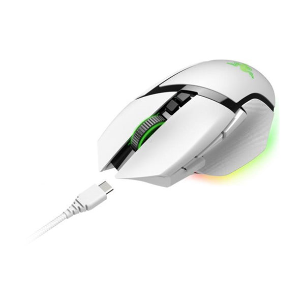 Razer Basilisk V3 Pro USB Wireless Optical Gaming Mouse - White