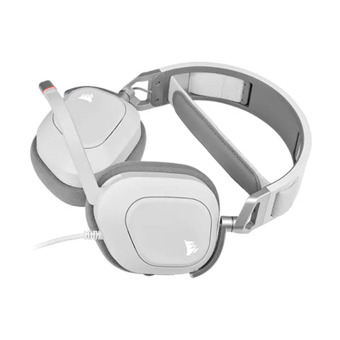 CORSAIR HS80 RGB USB Wired Gaming Headset - White